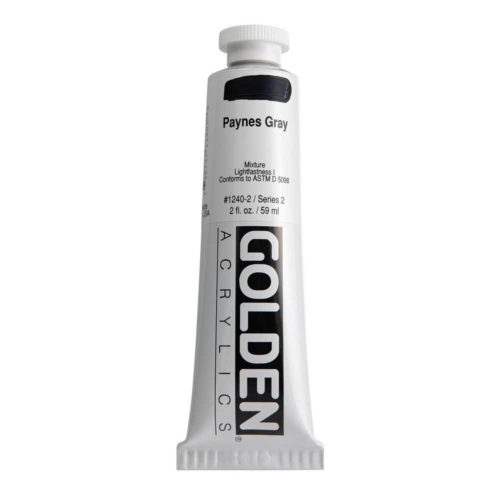 Golden Heavy Body Acrylic Tube 2oz Paynes Gray